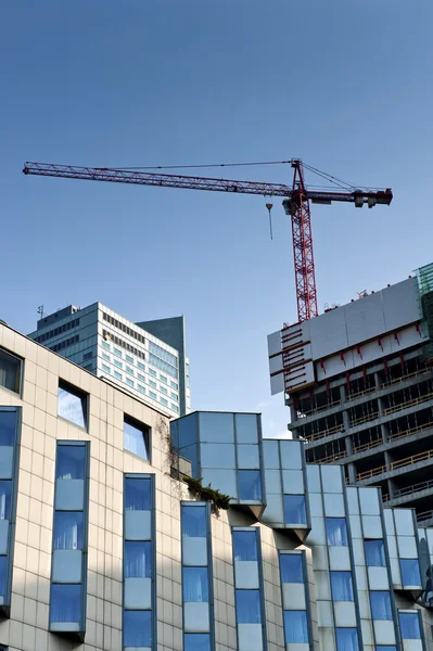 stock image Construction site of modern building