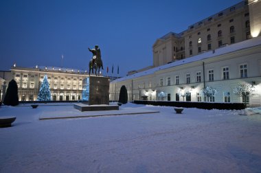 Presidential Palace in Warsaw, Poland clipart