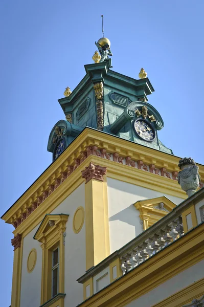 Toren van wilanow paleis — Stockfoto