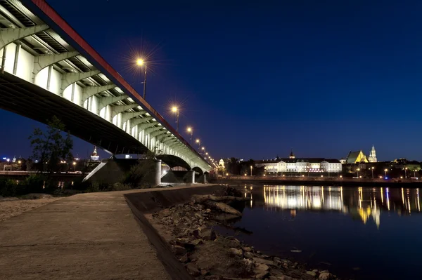 Bridge over the Vistula river — Stock Photo, Image