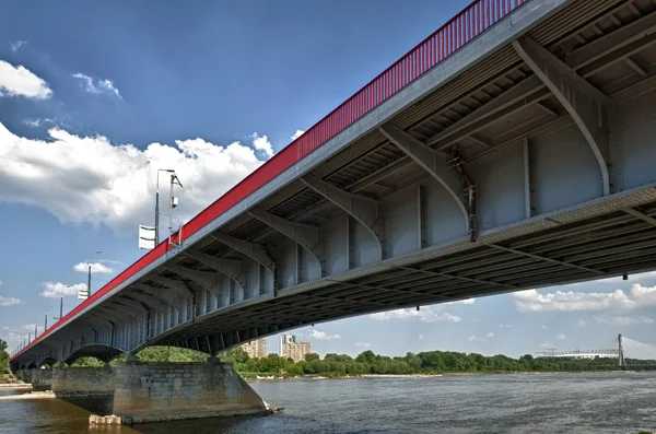 Poniatowski most ve Varšavě, Polsko — Stock fotografie