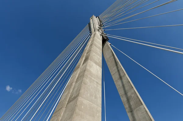 Detail of modern bridge abstract architecture. — Stock Photo, Image