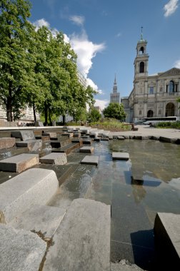 Panorama Varşova ile Kilise ve Kültür Sarayı