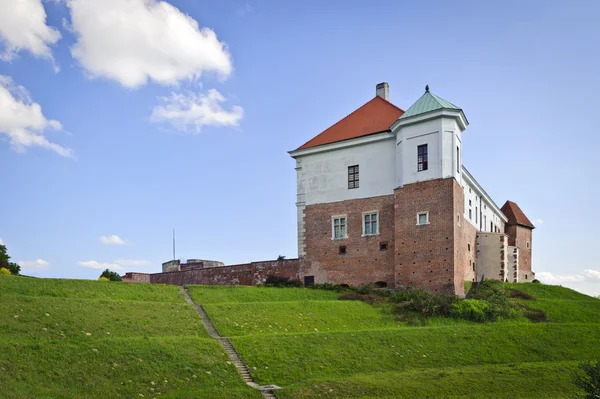 Sandomierz, Polonya eski Lehçe kralların kale — Stok fotoğraf