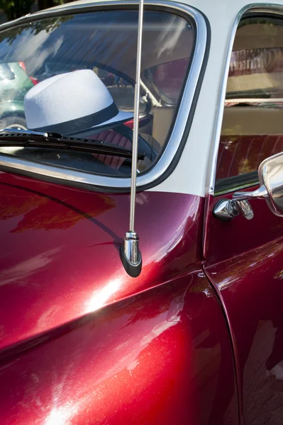 Régi vintage autó részlete — Stock Fotó