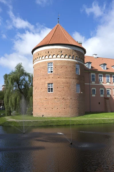Oud kasteel in lidzbark-warminskii — Stockfoto
