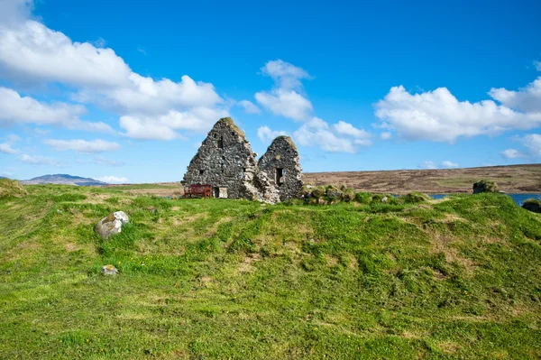 Eilean Mor Loch Finlaggan – stockfoto