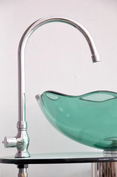 Vaschetta lavamani in vetro — Foto Stock