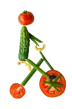 Man from vegetable clipart