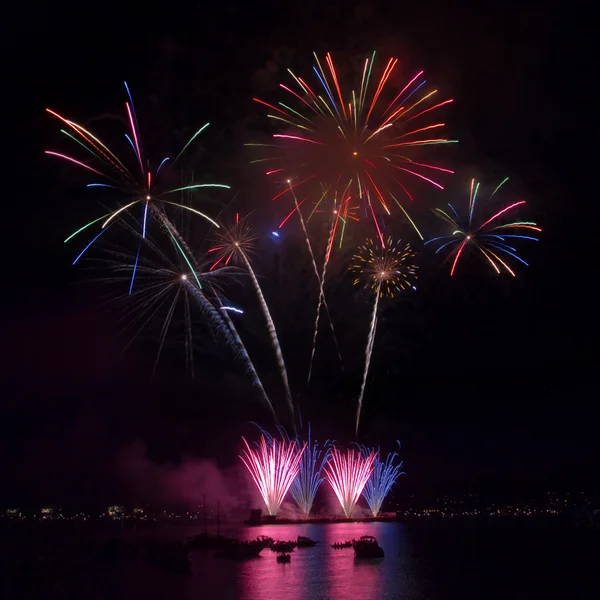 Celebration of Light - Vancouver 's International Fireworks Compe — стоковое фото