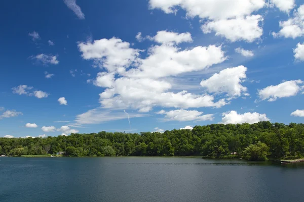 stock image Cloudy Sky under 1000 Islands, Ontario, Canada