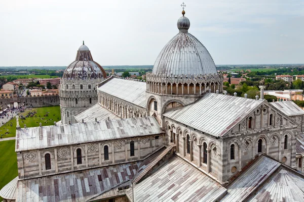 Catedral La piazza del Suomo em Pisa, Itália — Fotografia de Stock