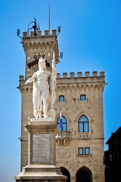 Socha svobody, San Marino — Stock fotografie