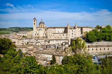 Urbino city view, Italy clipart