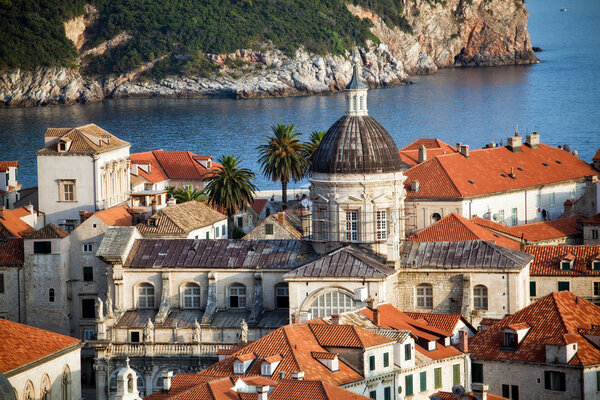 Dubrovnik old town view
