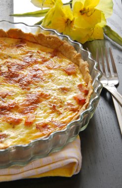 Fransız pasta - quiche lorraine