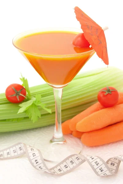 Tasty cocktail with vegetables — Stock Photo, Image
