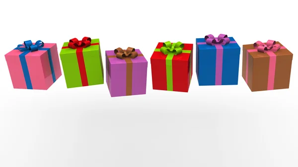Caja de regalo 3d —  Fotos de Stock
