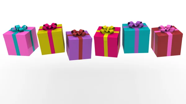Caja de regalo 3d —  Fotos de Stock