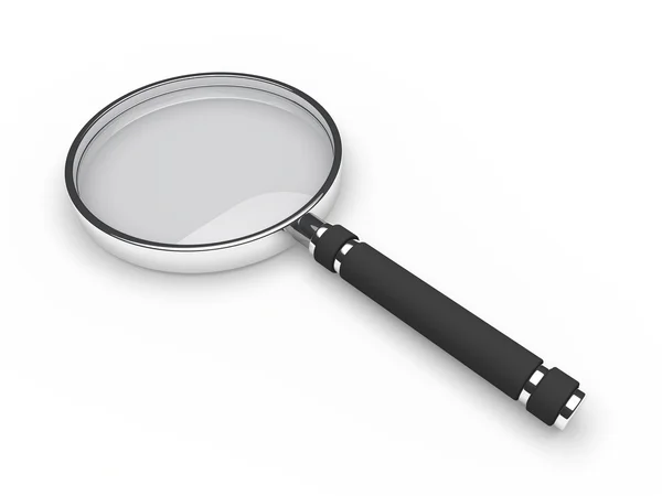D glass magnifying lens — Stock Photo, Image