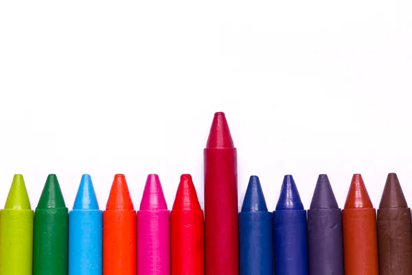 Lápis de cera colorido — Fotografia de Stock
