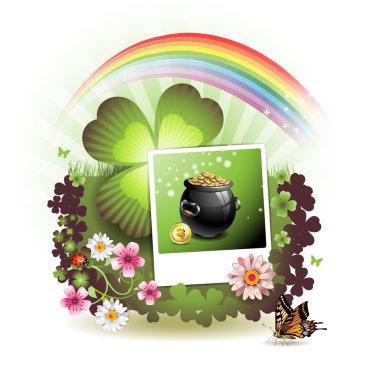 St. Patrick's Day card clipart