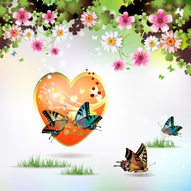 Valentine's day card clipart