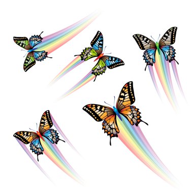 Butterflies clipart