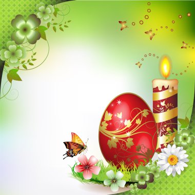 Easter card clipart