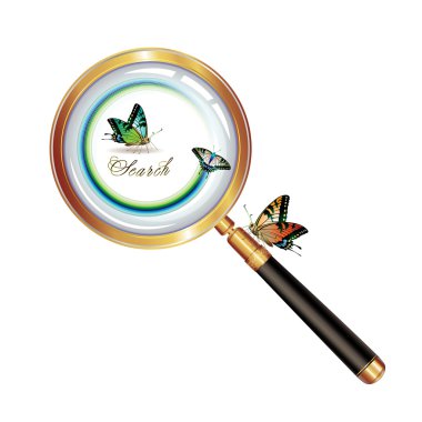 Magnifying glass clipart