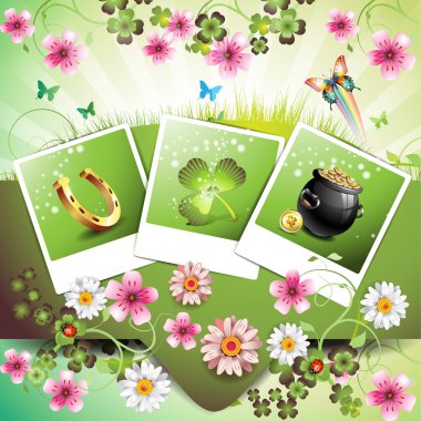 St. Patrick's Day card clipart