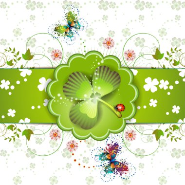 St. Patrick's Day card clipart