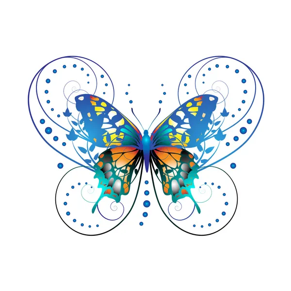 程式化的蝴蝶 — 图库矢量图片