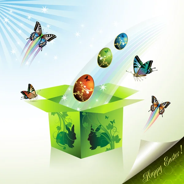 Boîte de Pâques — Image vectorielle