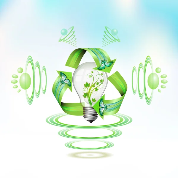 Eco bulb — Stock Vector