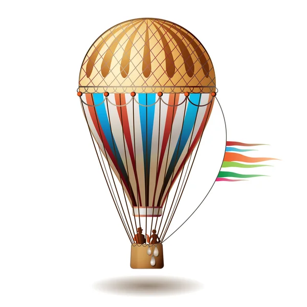 Balão de ar quente colorido Vetores De Bancos De Imagens Sem Royalties