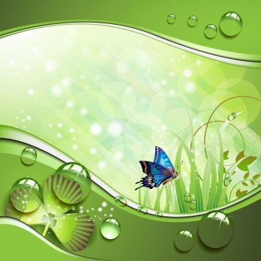 Springtime background clipart