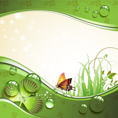 Springtime background clipart