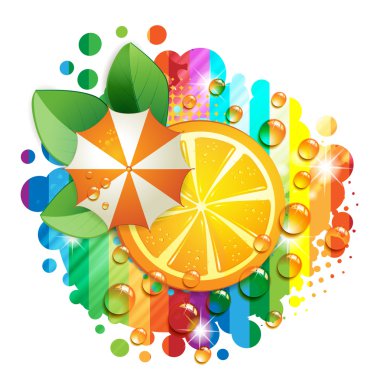 Slice orange clipart