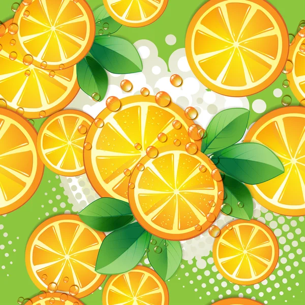 Fetta arancione — Vettoriale Stock