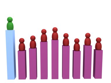 Comparison chart clipart