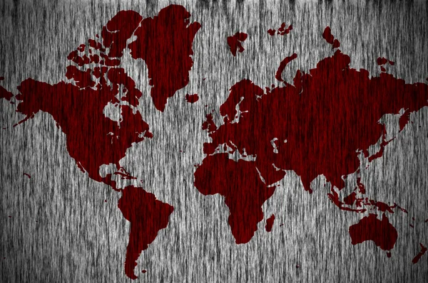 Grunge earth map — Stock Photo, Image