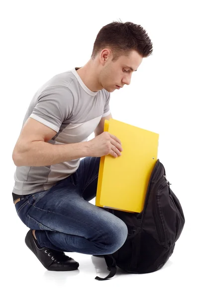 Packing school file — Stock Photo, Image