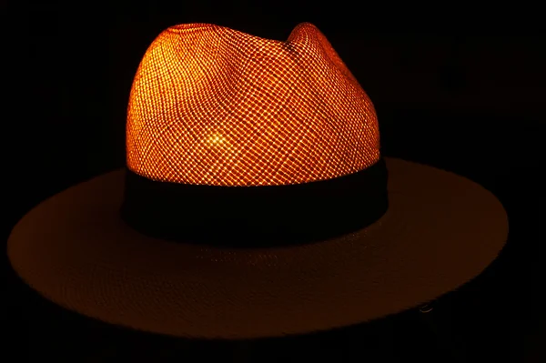 Chapéu Panamá Luz — Fotografia de Stock