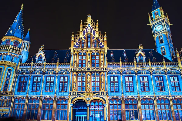 Ghent Post Office at Christmas — Stock Photo, Image