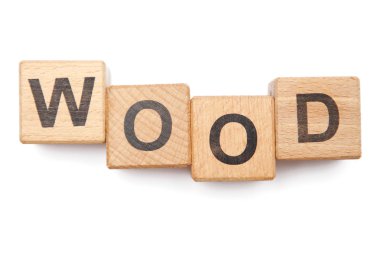 Wooden blocks clipart