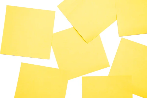 노란 포스트잇 — 스톡 사진