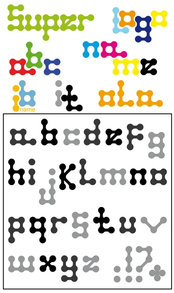 ロゴを作成するアルファベット — ストックベクタ