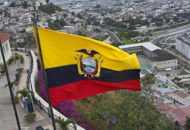 Ecuadorian flag clipart