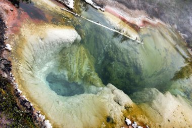 çamur volkan havuz alanında yellowstone Milli Parkı